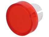 Lentilă roșie plastic 16mm pentru buton EAO 51-933.2