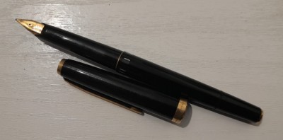 Vintage Stilou GEHA, penita din aur 14 K, 585 (made in Germany) / rar, colectie foto