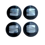 Set 4 Capace Jante Aliaj Seat 65mm, Negru