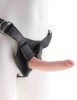 Ham Strap-On Dildo King Cock Natural 18cm, PVC Fara Ftalati, Curele Ajustabile, Sex Shop Femei