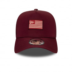 Sapca New Era A-Frame Trucker Flagged Maroon - Cod 2024389 foto