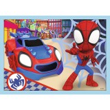 Puzzle 4 in 1 - Spidey - Echipa Spidey | Trefl