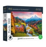 Cumpara ieftin Puzzle Trefl Uft - Peisaj idilic Alpi, 1000 piese
