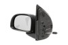 Oglinda exterioara Fiat Panda (319), 05.2012-, partea Stanga, culoare sticla crom, sticla convexa, carcasa cu textura, ajustare manuala, 735536787