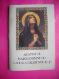 HOPCT CARTE-ACATISTUL MAICII DOMNULUI BUCURIA CELOR NECAJITI -64 PAG-CARTICICA DE BUZUNAR