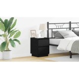 Cumpara ieftin Noptieră cu LED-uri negre 39x34.5x50 cm