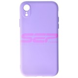Husa Silicon Light Purple Compatibila Apple iPhone XR - Calitate Premium