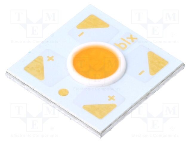 LED putere COB BRIDGELUX 6,2W 2700K 493lm 120&deg; parte frontală plată