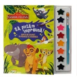 Disney. Garda felină. Să pictăm &icirc;mpreună! Carte de colorat cu pensulă și acuarele