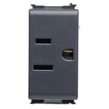 USA STANDARD SOCKET-OUTLET 125V ac - 2P+E 15A - 1 modul - PLAYBUS