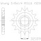 Pinion fata 13 dinti pas lant 520 &ndash; Gas Gas EC 250 - 300 - 450 F (14-16) - Yamaha YZ 125 (05-18) - WR 250 (01-18) - WR 250 R (08-15)
