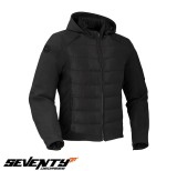 Geaca (jacheta) barbati pentru scuter - motocicleta Urban/Touring Seventy vara/iarna model SD-JC77 culoare: negru Negru XL