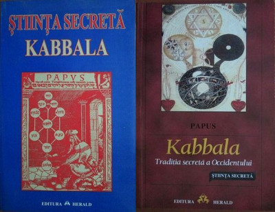 Papus - Kabbala. Stiinta Secreta + Traditia Secreta a Occidentului Cabala evrei foto