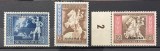 Deutsches Reich-1942-Serie Europ&auml;ischer Postkongress Wien (Michel 823-825) MNH cu Margine 2 -Bn1