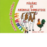 Coloram si invatam! Pasari si animale domestice - Adina Grigore