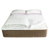 Set Saltea ortopedica cu arcuri Venetia Super Ortopedica Lux Flexa 180x200x30cm, fermitate tare, plasa arcuri Bonell, reversibila, aerisire perimetral