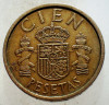 1.246 SPANIA 100 PESETAS 1984, Europa, Bronz-Aluminiu