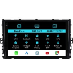 Navigatie Dedicata Volkswagen T-Roc (2017-2025),QuadCore, 9Inch, 4Gb Ram, 64Gb Stocare, Carplay