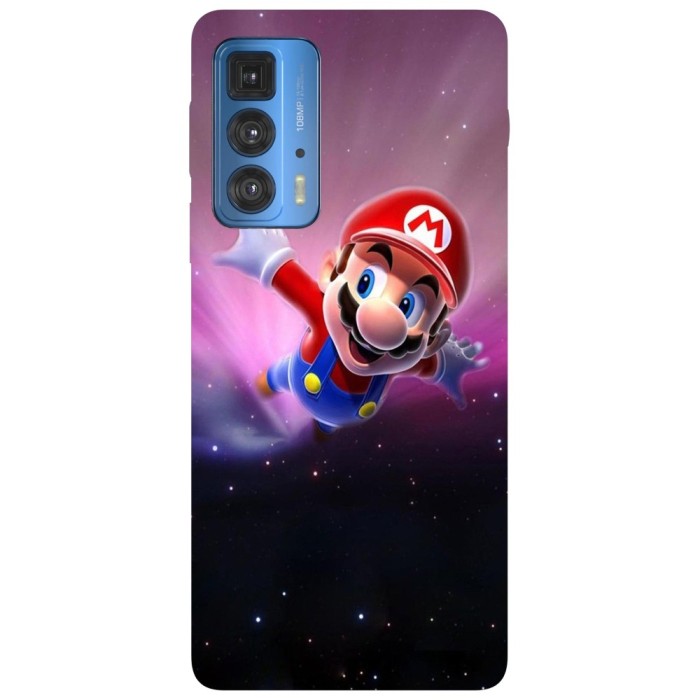 Husa compatibila cu Motorola G20 model Mario space diving, Silicon, TPU, Viceversa