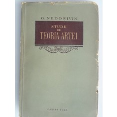Studii de teoria artei - G. Nedosivin