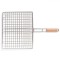 Grătar Metalic BBQ, 40x33cm, M&acirc;ner Lemn, Cromat