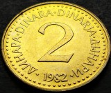 Cumpara ieftin Moneda 2 DINARI / DINARA - RSF YUGOSLAVIA, anul 1982 *cod 2028