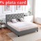 Pat Hypnotic 160x200 cm Tapitat Catifea Gri Somiera Inclusa (cod ML 1705-04)