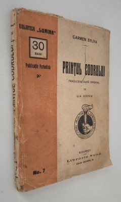 Carte veche Carmen Sylva Printul codrului foto
