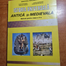 manual - istoria universala antica si medievala - pentru clasa a 5-a- anul 1995