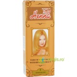 Balsam Colorant pentru Par cu Henna nr.1 Blond Auriu 75g