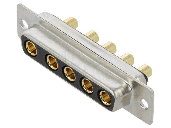 Conector D-Sub mamă 5 pini pentru PCB