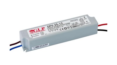GLP GPV-35-15, sursă de alimentare GLP seria GPV 15V/2.4A, CV, fără PFC, carcasă din plastic IP67 foto