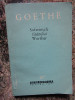 Goethe - Suferintele tanarului Werther (editia 1960)