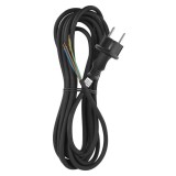 Cablu de alimentare EMOS S03150N flexibil izolatie cauciuc neopren 3x1mm2 H05RN 5m negru