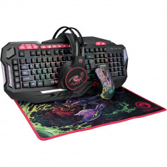 Gaming combo 4 in 1 Marvo CM600 (tastatura, casti, mouse, mousepad) foto