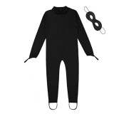 Costum clasic Motan Noir cu masca KidMania&reg; pentru copii 3-5 ani 100 - 110 cm