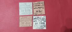 Bancnota / Bon / Tichet 10, 20 ,25, 50 bani