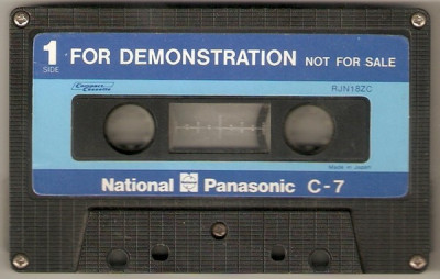 Casetă audio For Demonstration / For Recording, originală foto