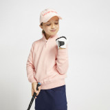 Pulover de golf Protec&Aring;&pound;ie V&Atilde;&cent;nt MW500 roz Copii