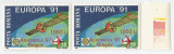 Romania, LP 1441/1997, Exp. Filat. Nat. &quot;Aeromfila &#039;97&quot; (suprat.), pereche, MNH, Nestampilat