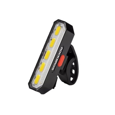 Stop de bicicleta, 800 mAh, 100 lm, control prin telecomanda, IPX4 rezistent la apa, incarcare USB, negru foto
