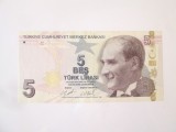 Turcia 5 Lirasi/Lire 2009 UNC la cel mai mic pret