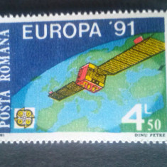 Romania 1991 - EUROPA CEPT - COSMOS, 1 timbru MNH** LP 1252