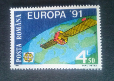 Romania 1991 - EUROPA CEPT - COSMOS, 1 timbru MNH** LP 1252 foto