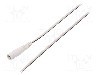 Cablu alimentare DC, cabluri, DC 5,5/2,5 soclu, alb, 1,5m, BQ CABLE - DC.CAB.2500.0150