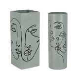 Cumpara ieftin Set 2 suporturi umbrele otel verde Evans 20x20x52h; &oslash;18x52h