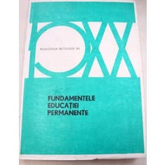 FUNDAMENTELE EDUCATIEI PERMANENTE 1991