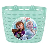 Cos Bicicleta Copii Disney Frozen 2, 20x13x13cm, PVC, Montare Ghidon, Accesorii Bicicleta Fete