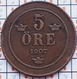 1078 Suedia 5 ore 1907 Oscar II (1872-1907) km 770