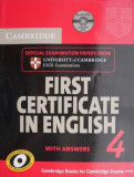 Cumpara ieftin First Certificate in English 4